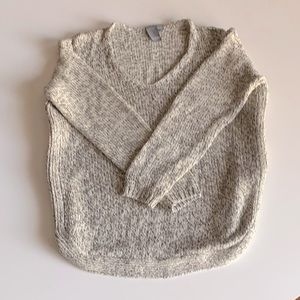 Quinn sweater with zipper side detail